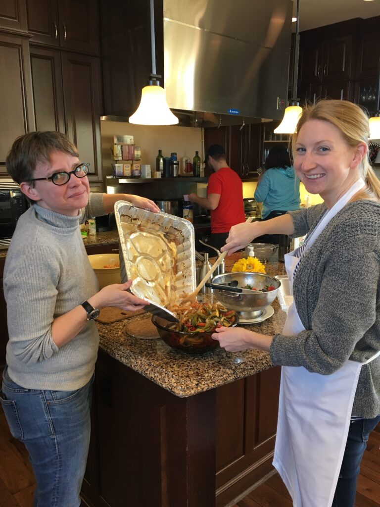 JP Cullen cooks for Family Night in 2017