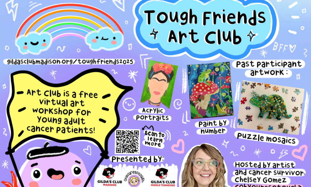 Tough Friends Art Club: Community, Creativity & Joy for Young Adults with Cancer